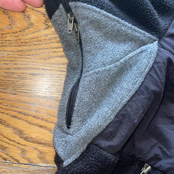 THE NORTH FACE vintage thick fleece w/2 way underarm zips/Mens XL - Picture 3 of 7